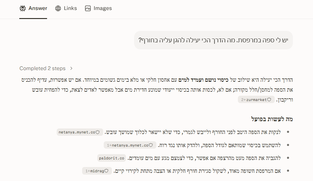 איך להופיע בחיפושים של Perplexity? איך להופיע בחיפושים של Perplexity?